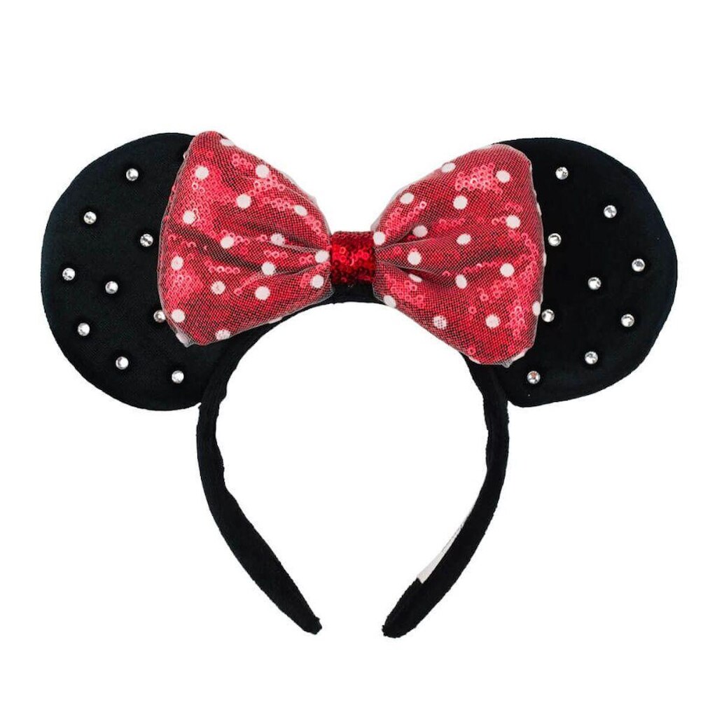 Tiara Orelhas Minnie Laço Vermelho - Disney