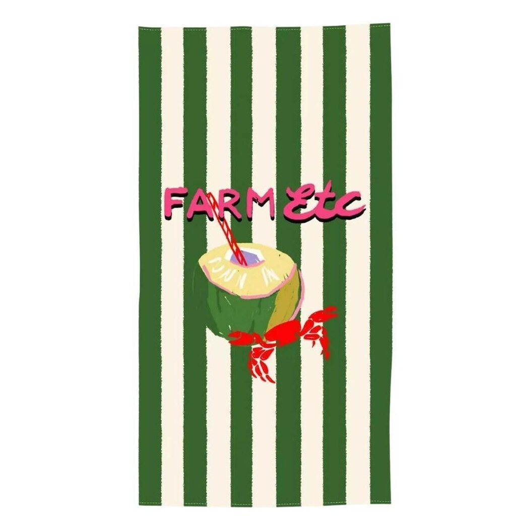 Toalha Praiana Feminina Farm Chamego Praia Bahia Cheiro 78330864