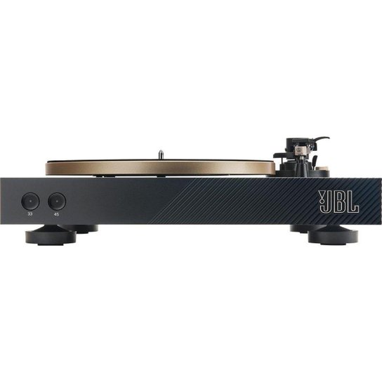 Toca Discos Bluetooth Spinner BT JBL, Preto com Dourado - JBLSPINNERBTGLDBR