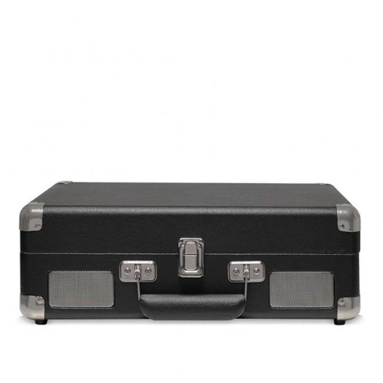 Toca Discos HI FI Raveo Sonetto Chrome, Vinyl, Bluetooth, USB, Aux, Preto - 26396