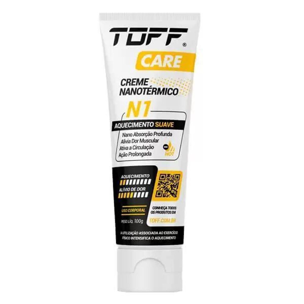 TOFF Care N1 Creme Nanotérmico-Alivio da Dor Muscular - 100g