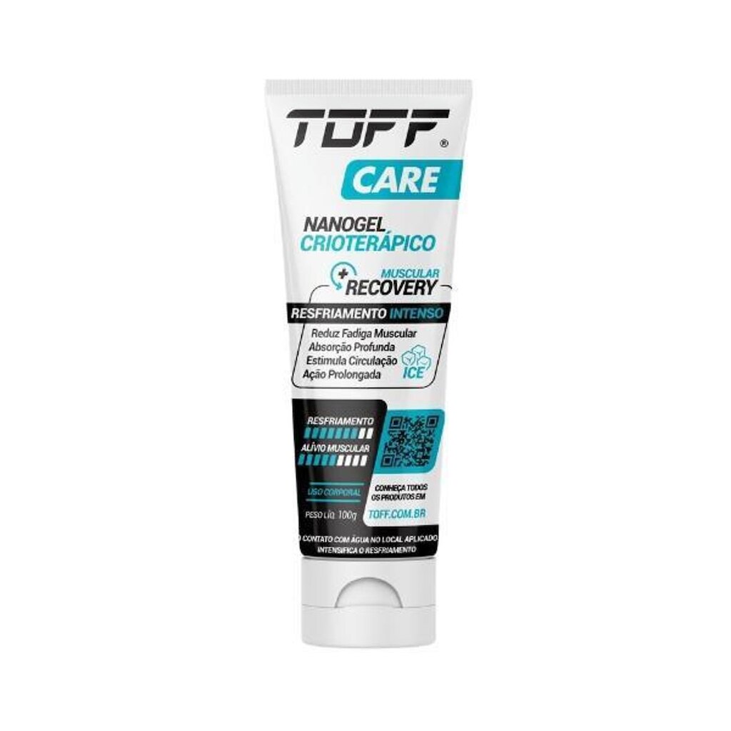 TOFF Care Nanogel Crioterápico - Alivio da Fadiga Muscular - 100G
