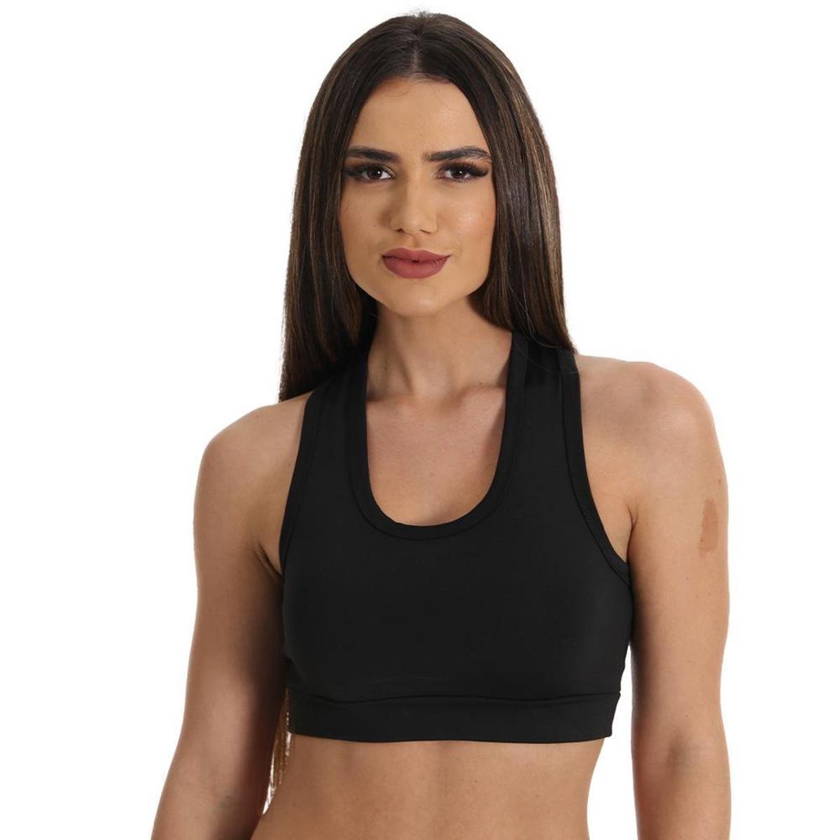 Top Academia Fitness Nadador Confort Frishop Algodão Liso Feminino Adulto - Preto é ruim? Top Academia Fitness Nadador Confort Frishop Algodão Liso Feminino Adulto - Preto é boa?