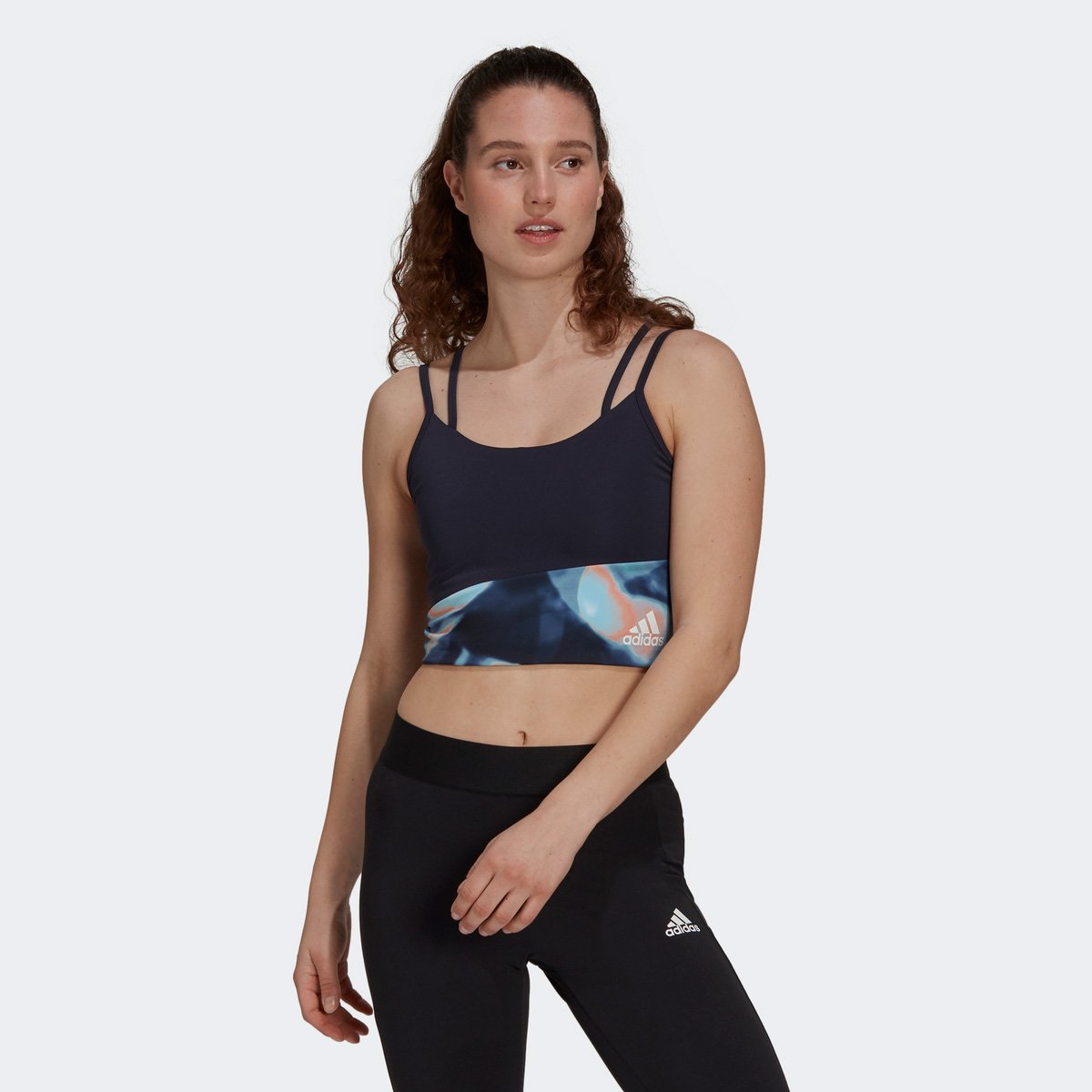 Top Adidas Zoe Saldana U4U Aeroready Menor preço em Top Adidas Zoe Saldana U4U Aeroready