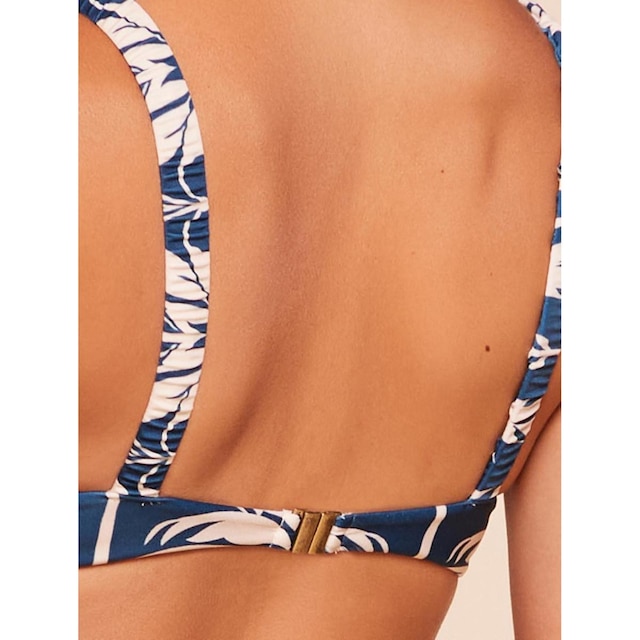 Top Água Doce Meia Taça Estampado Oasis