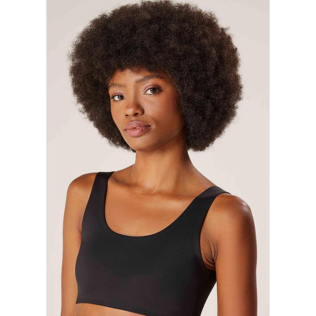 Top Alças Largas Corte A Fio - Preto G