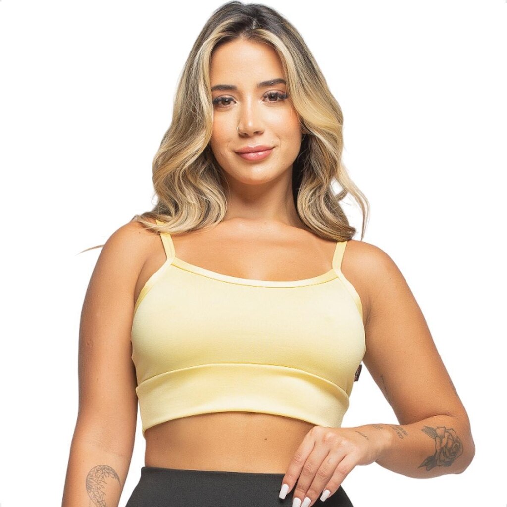Top Alcinha Fina Sem Bojo Fitness de Malha Romantc Esportivo Academia dia a dia Feminino