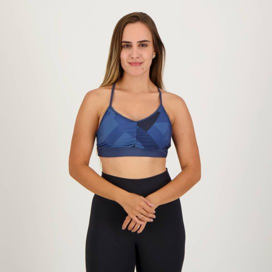 Top Area Silver Feminino Azul Marinho