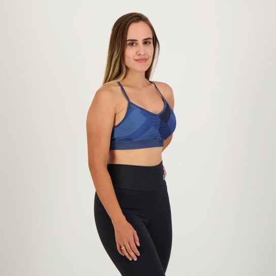Top Area Silver Feminino Azul Marinho