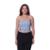 Top Bali Hai Canelado Basic - Azul Claro