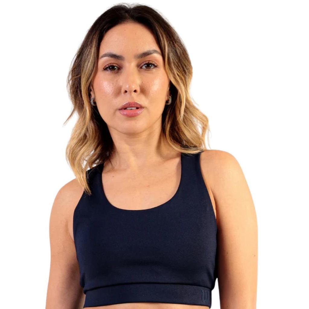 Top Bra III Wilson Feminino Marinho - Lançamento - PP
