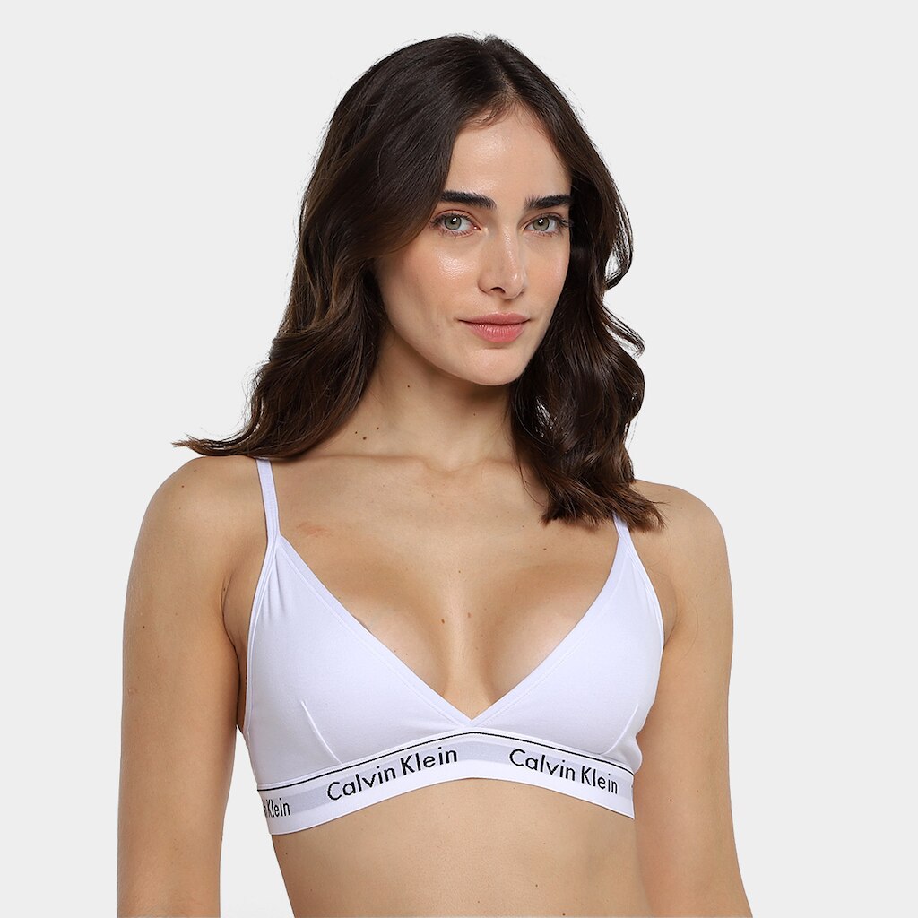 Top Calvin Klein Liso Triângulo