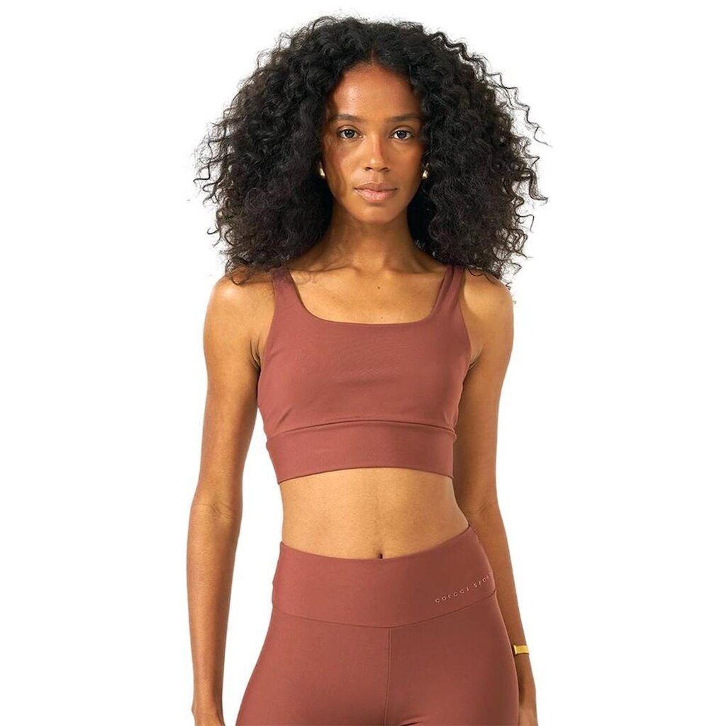 Top Colcci Essential Fit Marrom Marissa Feminino