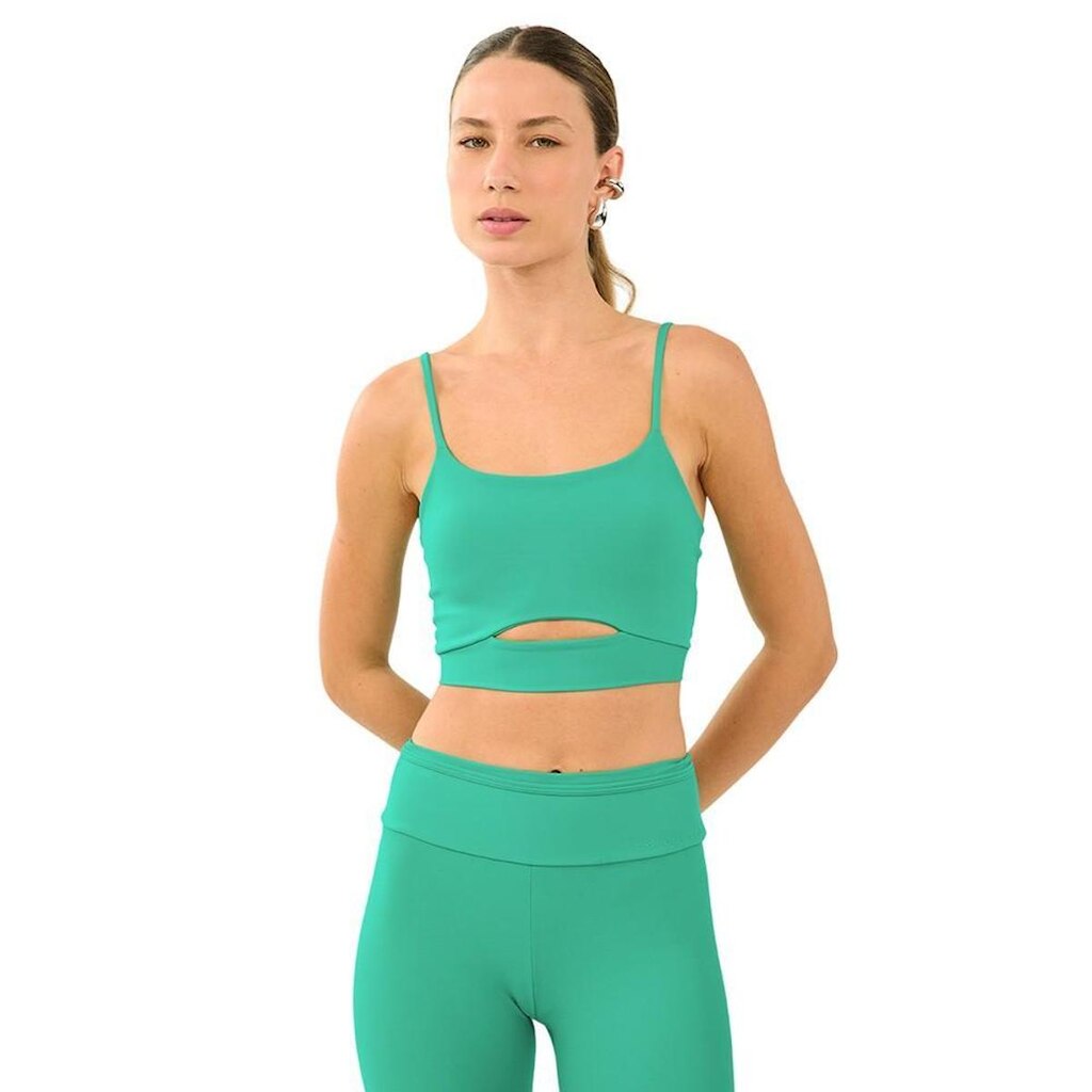 Top Colcci Malha Sport Verde Kalani Feminino