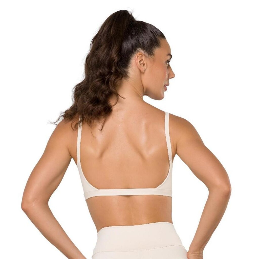 Top Costas Nua Treino Beach Tennis Poliamida Summer Pro OFF WHITE com Bojo