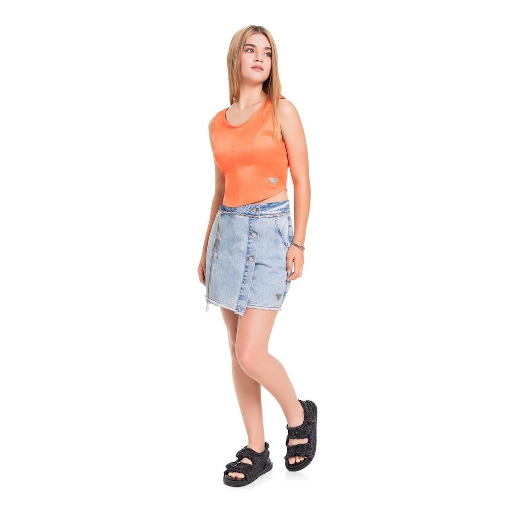 Top Cropped em Alfaiataria Juvenil Gloss