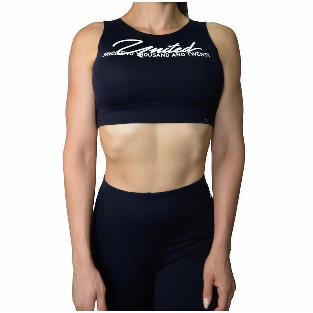 Top Cropped Fitness United Assinatura - Azul - P