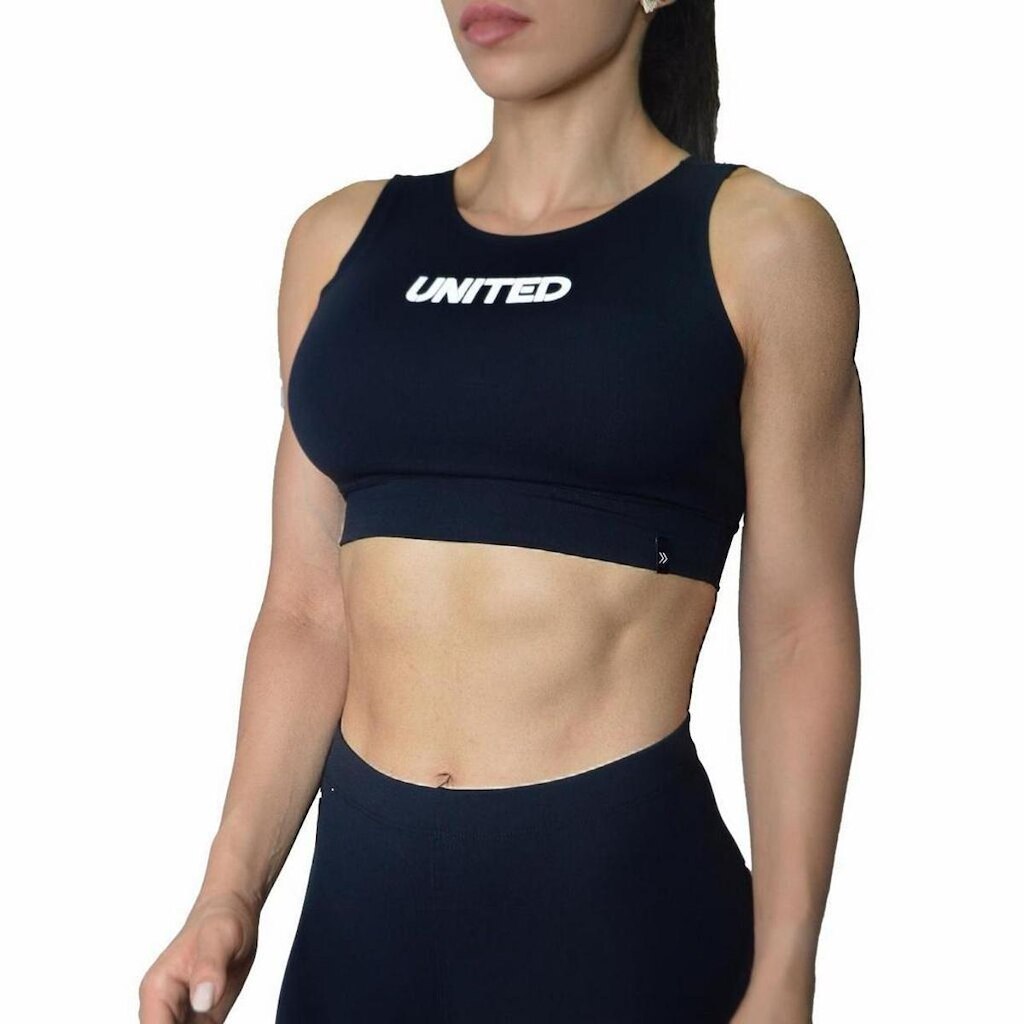 Top Cropped Fitness United - Preto - P