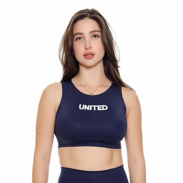 Top Cropped United - Preto - P
