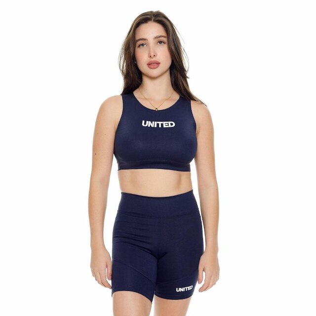 Top Cropped United - Preto - P