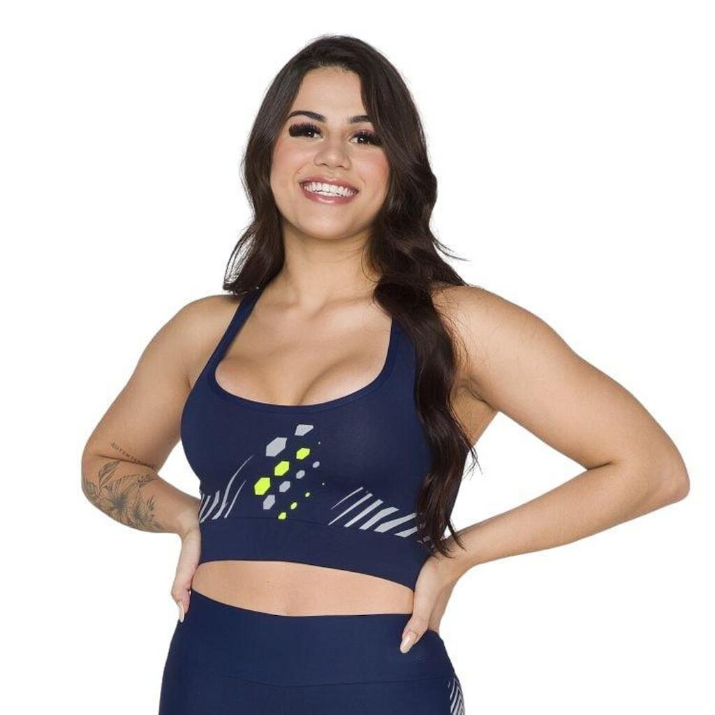 Top Cropped Vlast Suplex Alta Sustentacao Com Bojo Zero Transparencia Academia Fitness Feminino 1038