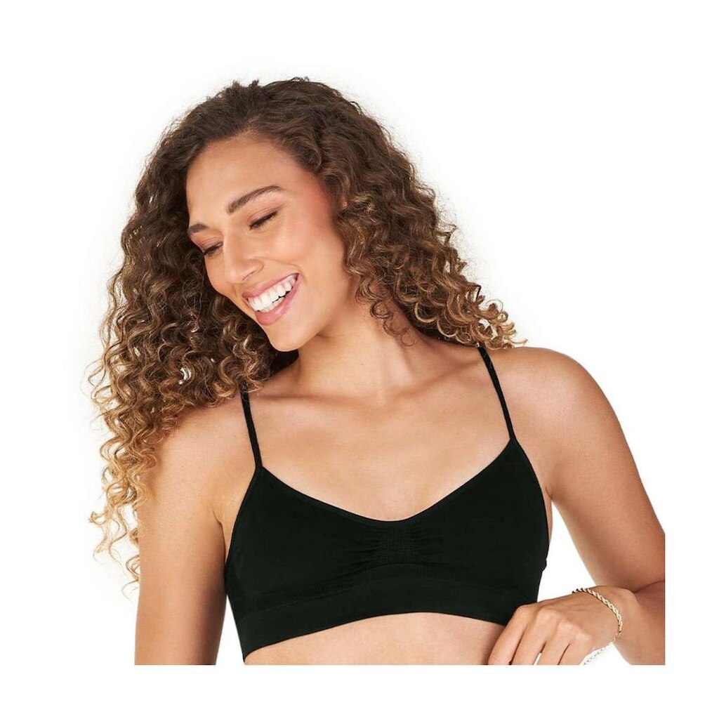 Top De Alça Sem Costura Zee Rucci Preto