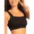 Top Delrio Sport V602224 Feminino Canelado Microfibra T. P/GG - Preto