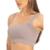 Top Delrio Sport V602224 Feminino Canelado Microfibra T. P/GG - Cinza