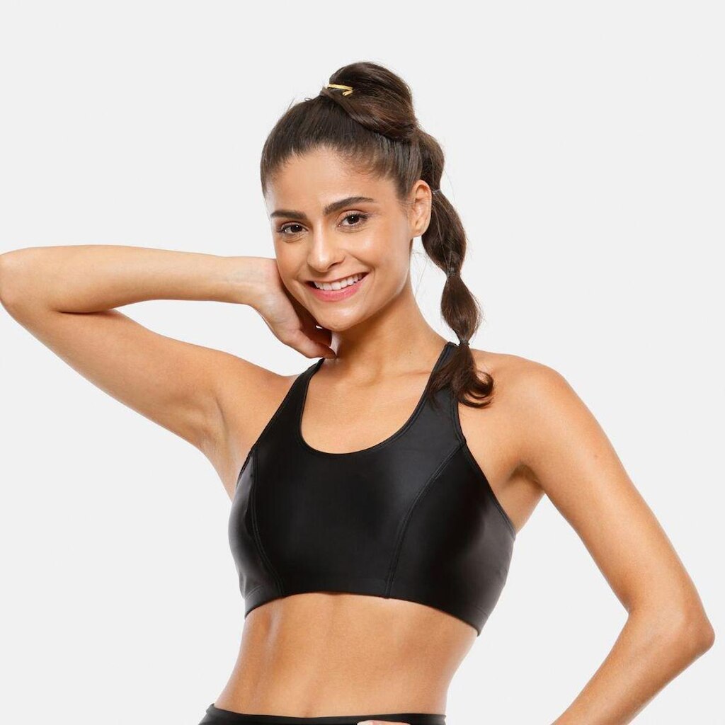 Top Esportivo Liso Atletika Fit Li Decote Nadador Academia