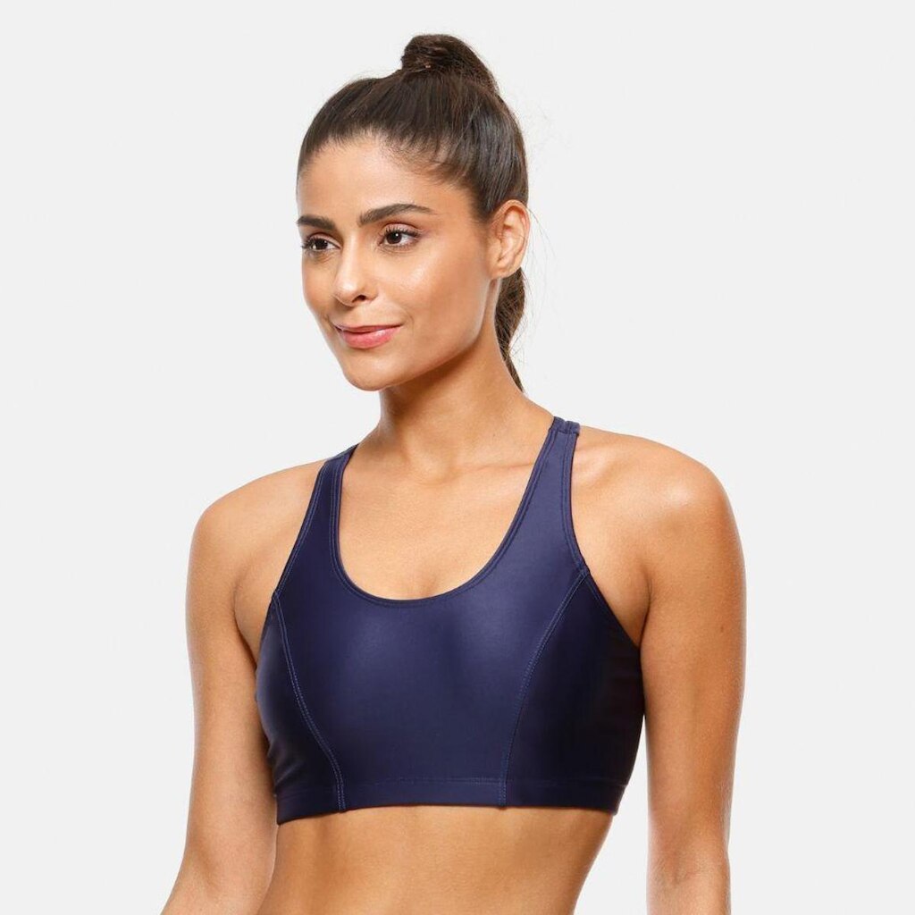 Top Esportivo Liso Atletika Fit Li Decote Nadador Academia