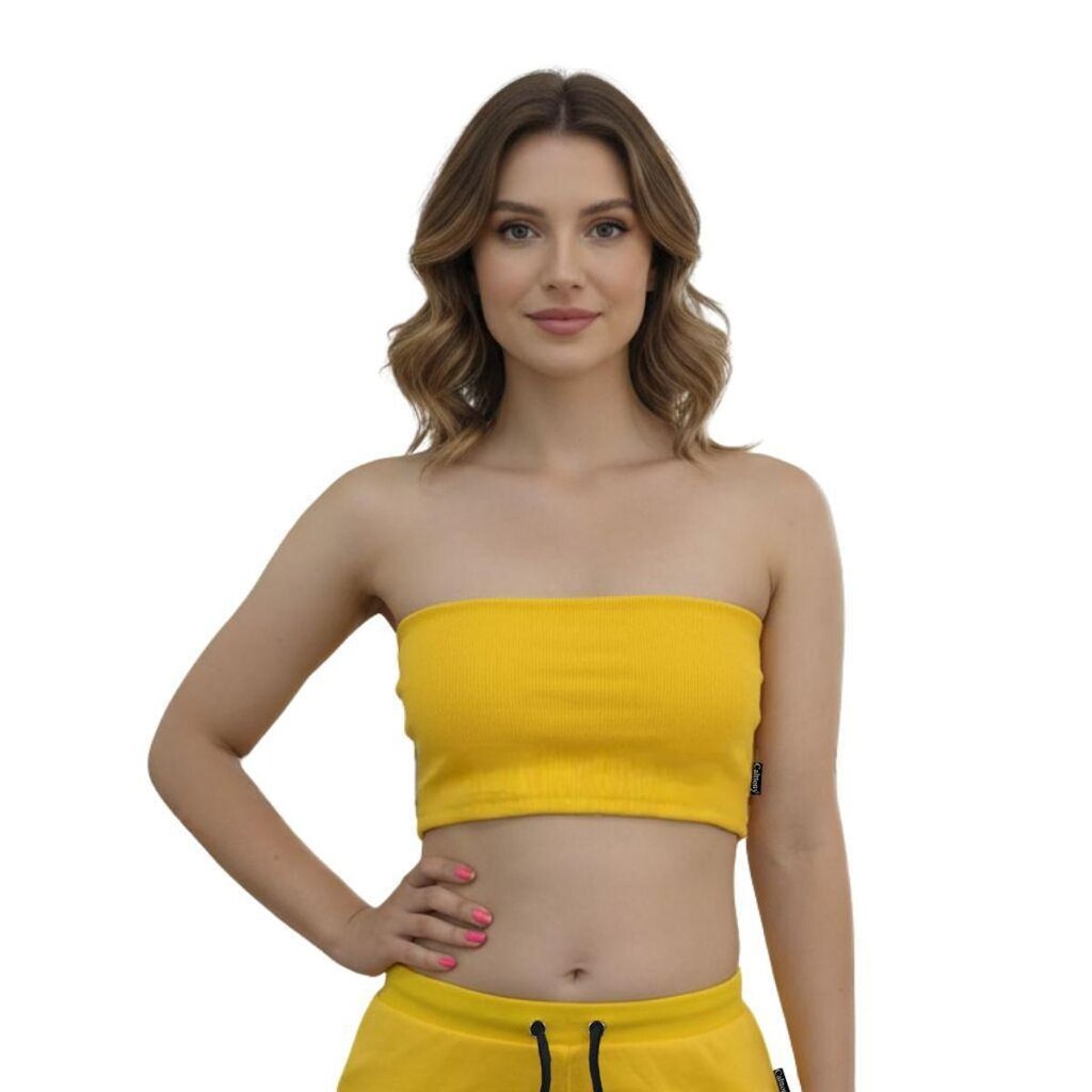 Top Faixa Feminino Liso Tomara que Caia de Ribana