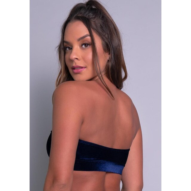 Top Faixa Mvb Modas Veludo Molhado Fitness Academia Feminino