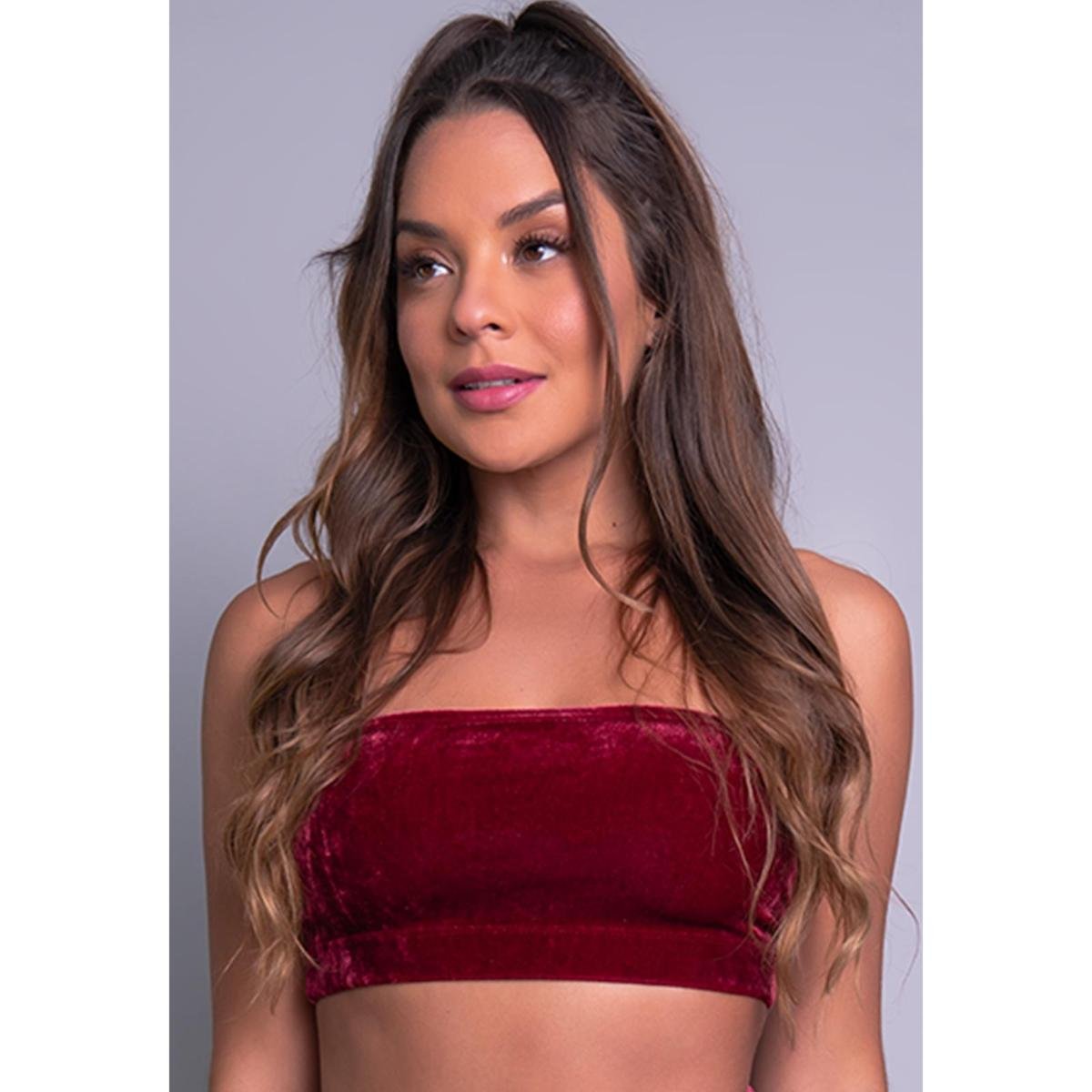 Top Faixa Mvb Modas Veludo Molhado Fitness Academia Feminino Menor preço em Top Faixa Mvb Modas Veludo Molhado Fitness Academia Feminino