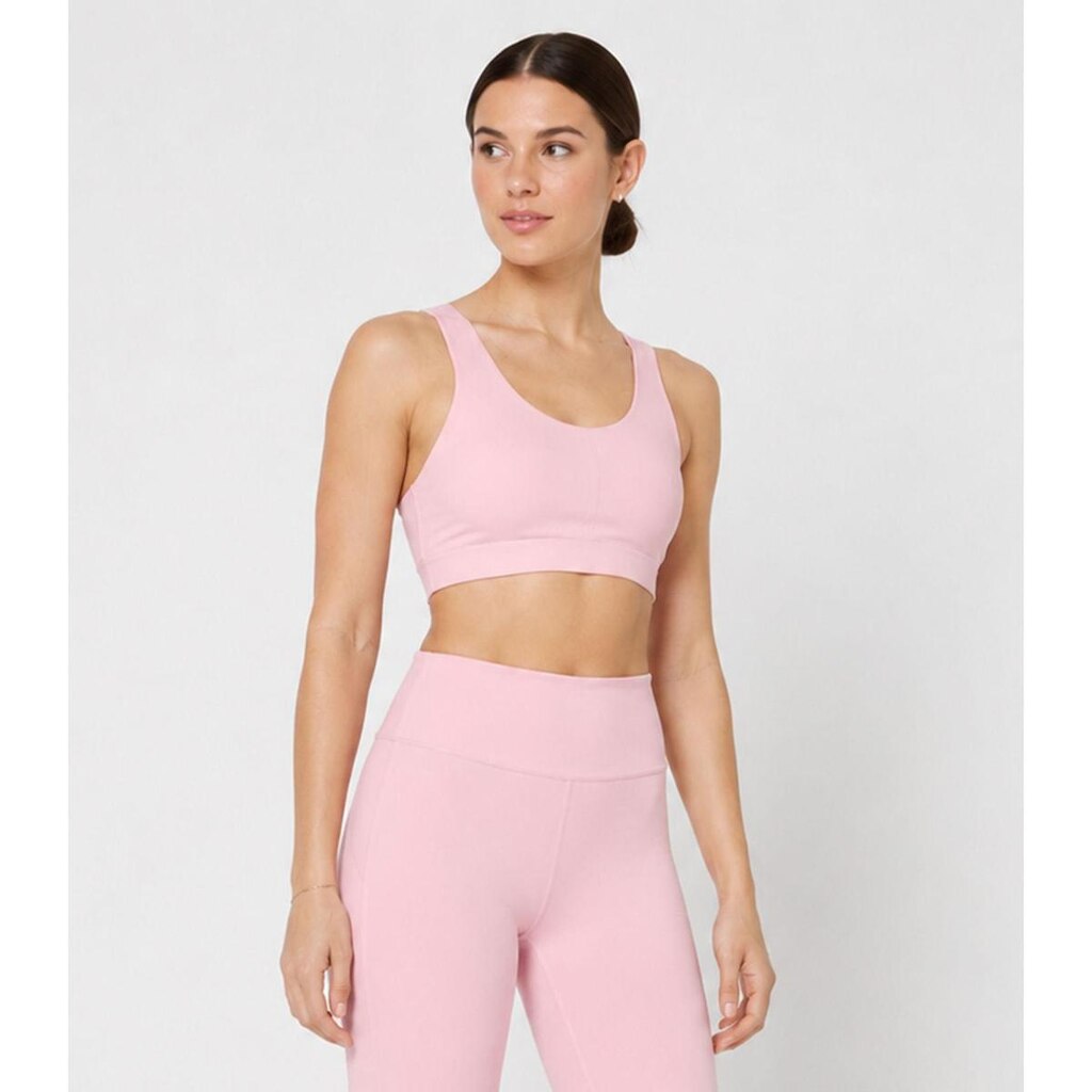 Top Feminino Fitness Em Poliamida After Body Rosa