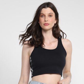 Top Fila Cropped Essential Tape Feminino