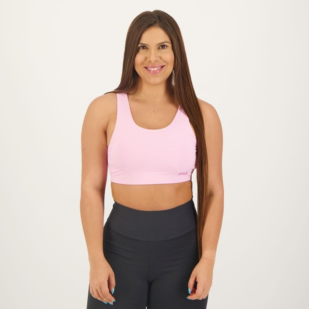 Top Fila Essential III Feminino Rosa