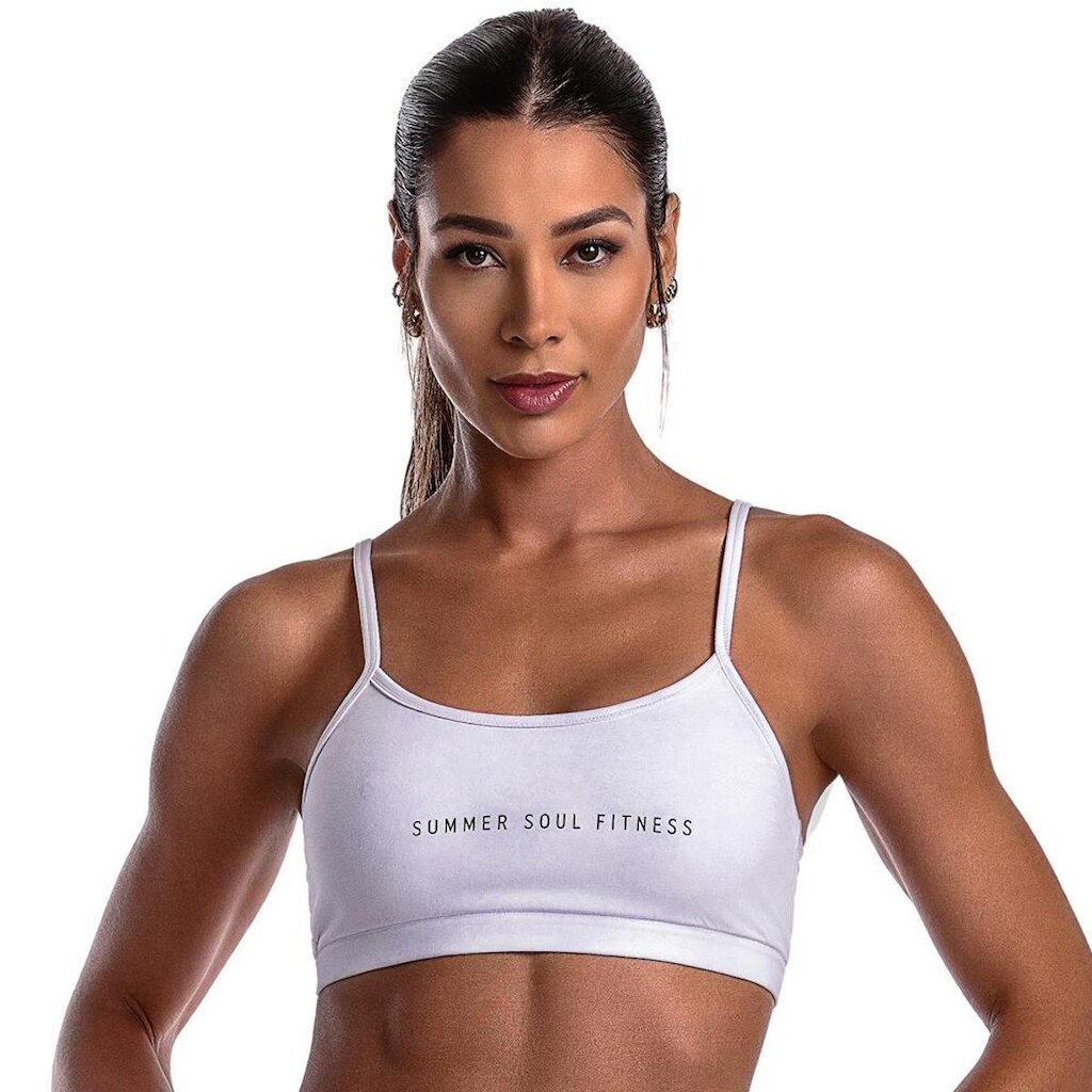 Top Fitness Alça Fina Com Bojo Removível Suplex