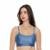 TOP FITNESS GLOW ALÇAS FINAS COM REGULADOR E BOJO REMOVÍVEL - Cerise - M - Azul Piscina