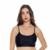 TOP FITNESS SHINE ALÇAS FINAS COM BOJO REMOVÍVEL - Gold Sand - G - Preto