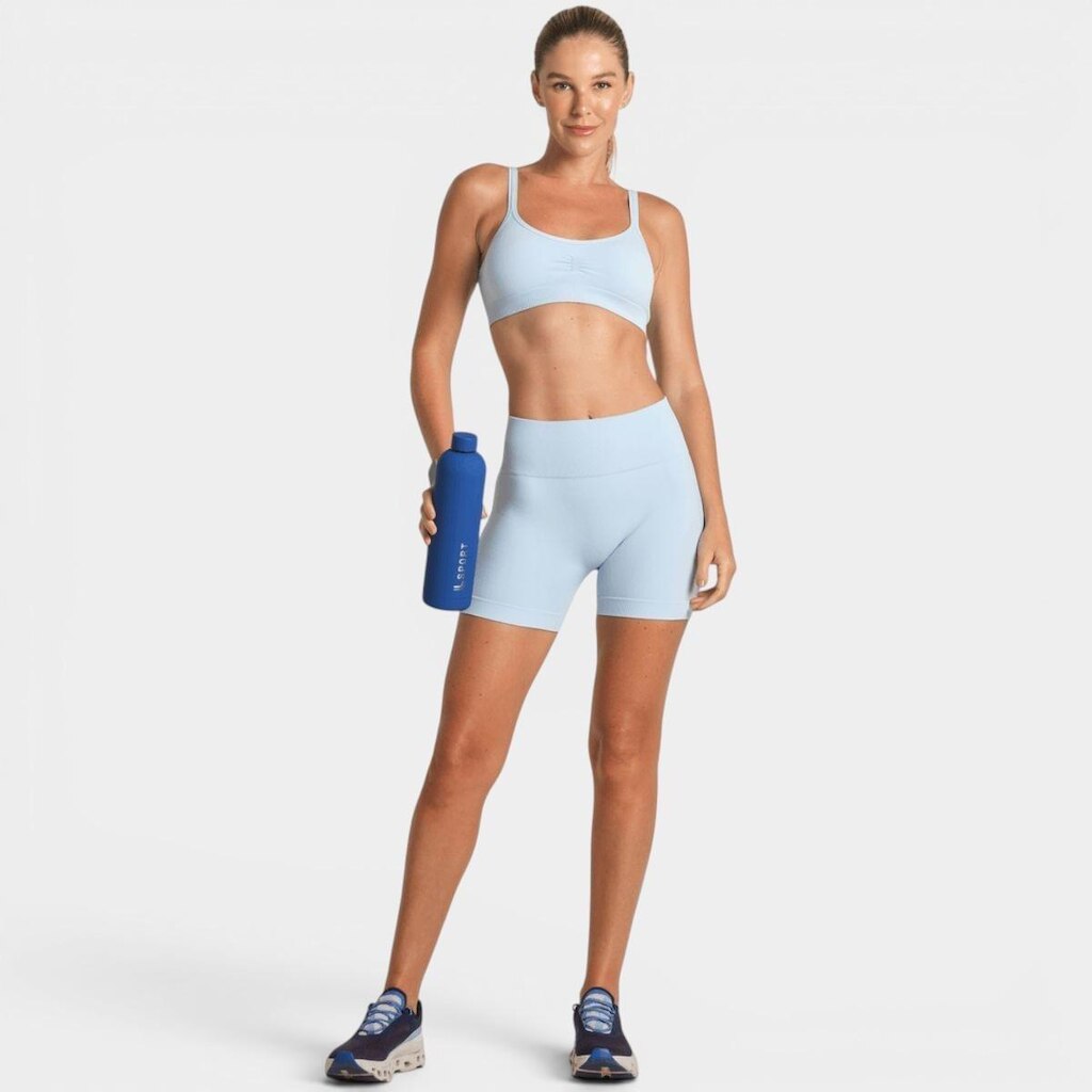 Top Lupo LSport Slim Feminino - Azul Claro - P