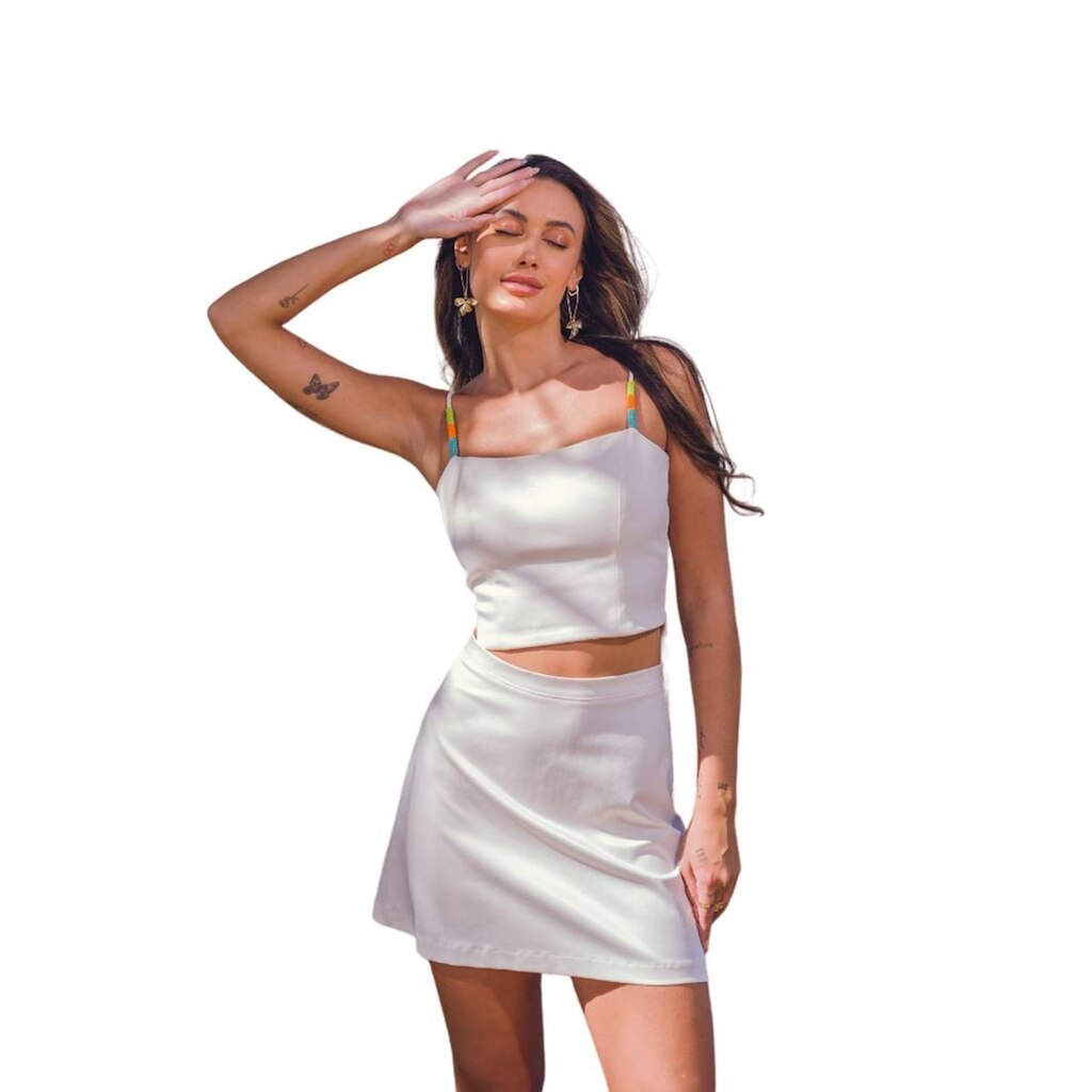 Top Maria Maturana Off-White Tam. 40