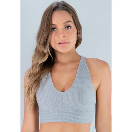 Top Mvb Modas Nadador Tecido Bolha Fitness Academia
