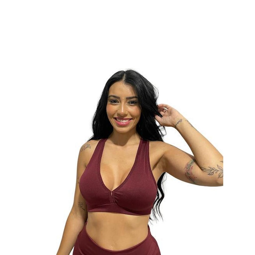top nadador com bojo removível fitness feminino