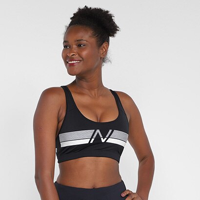 Top New Balance Esportivo Média Sustentação - Feminino