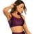 Top New Zig 3D Bella Fiore Com Bojo Removível Alta Compressão Academia Fitness - Violeta
