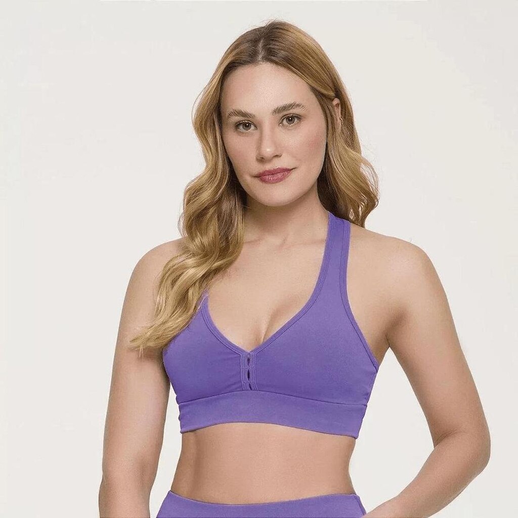 Top Selene Com Recorte e Bojo 24842.001 - Lavanda