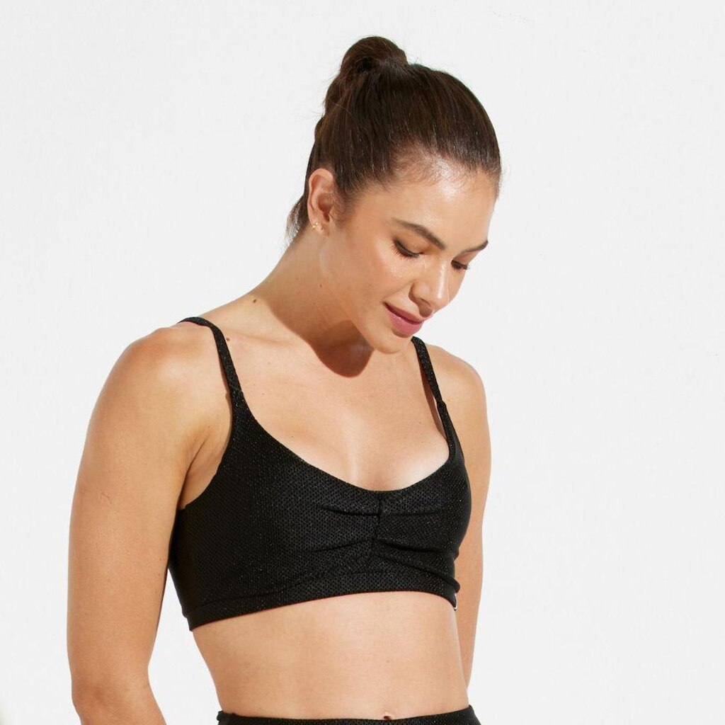 Top Texturizado Poliamida Vibration Fit Li Academia Musculação