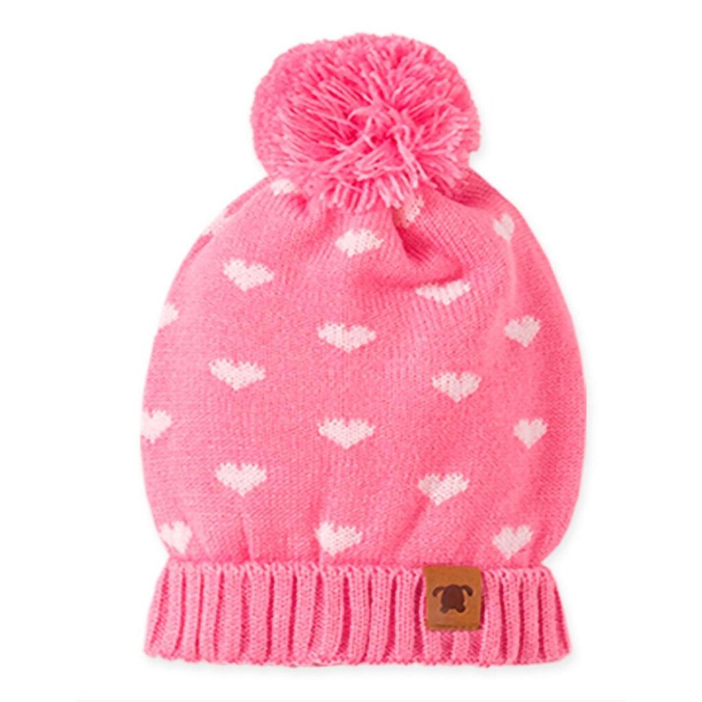 Touca Bebê Menina Tricot Pink Pingo Lelê