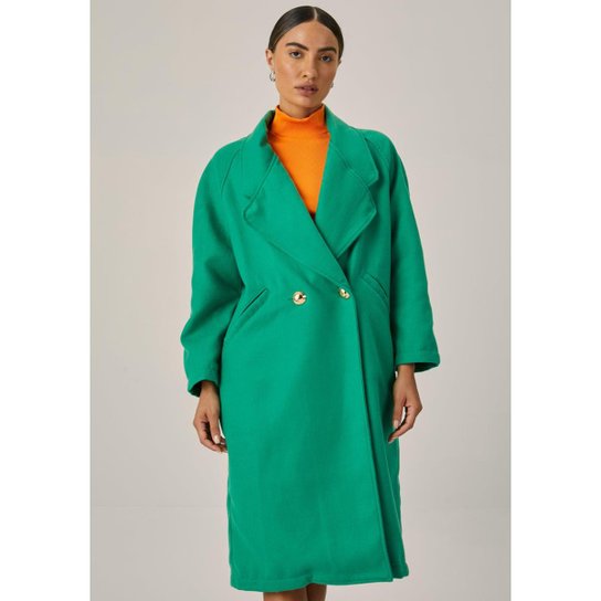 Trench Coat Oversized Lança Perfume - Verde