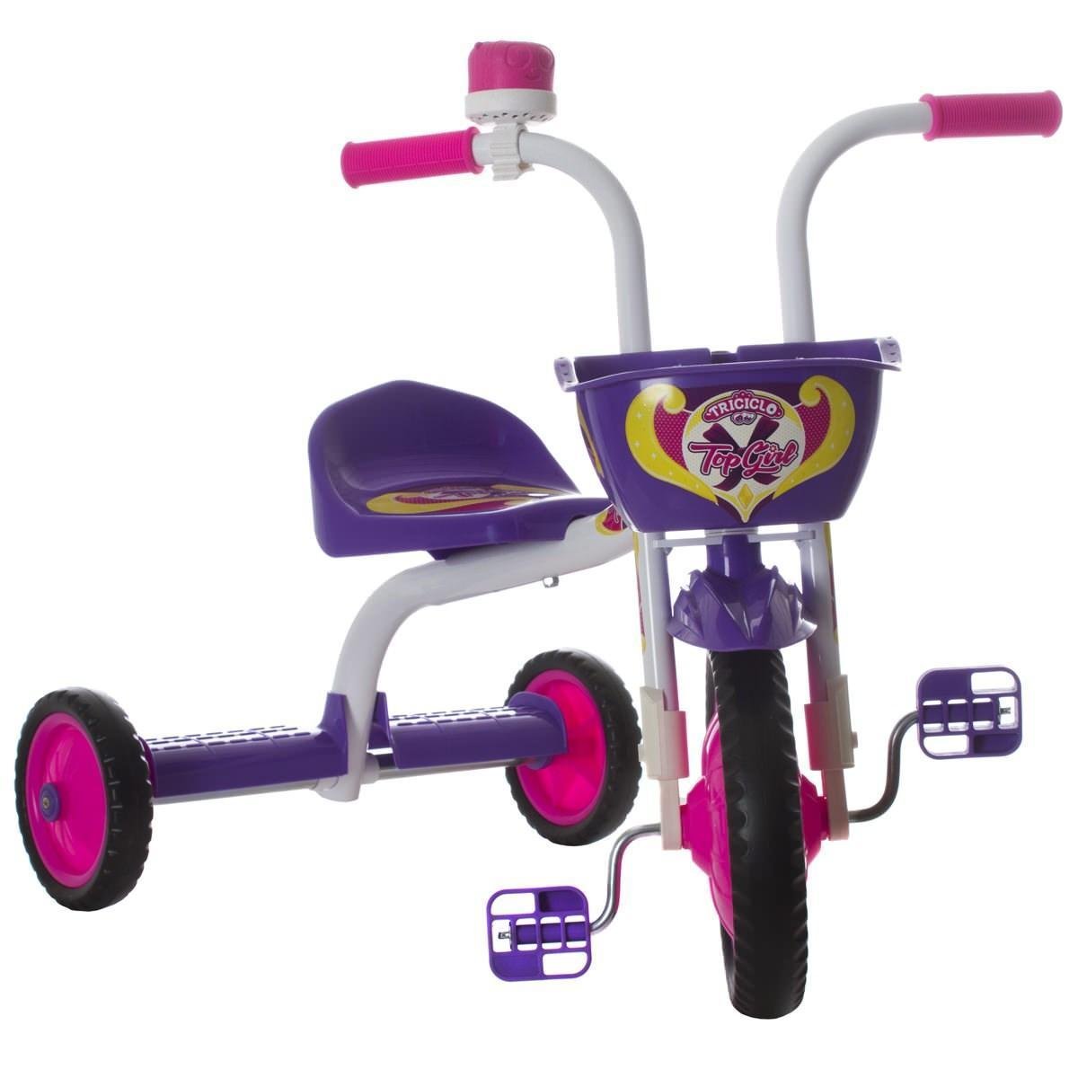 Triciclo Motoca Velotrol Infantil Ultra Bikes Menino Menina - Roxo Menor preço em Triciclo Motoca Velotrol Infantil Ultra Bikes Menino Menina - Roxo